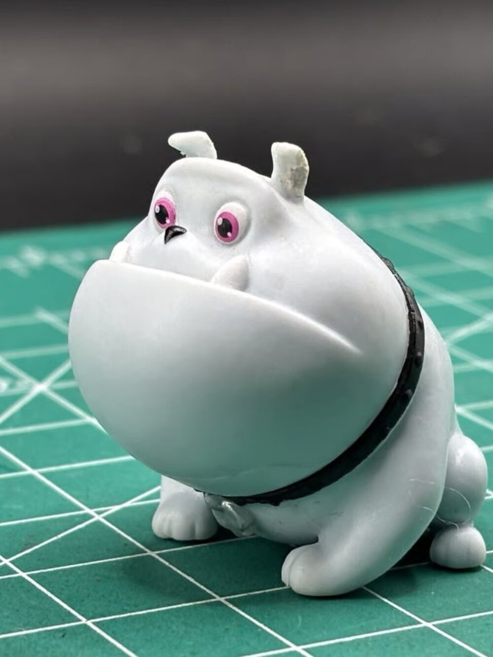 Disney Junior Puppy Dog Pals 1.5 Figure Rufus Bulldog Travel Pets Pvc Toy